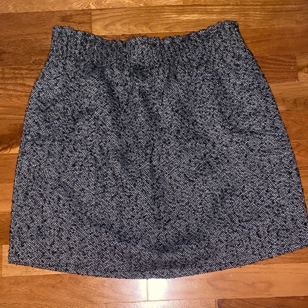 J. Crew Herringbone Sidewalk Mini Skirt - Picture 4 of 7